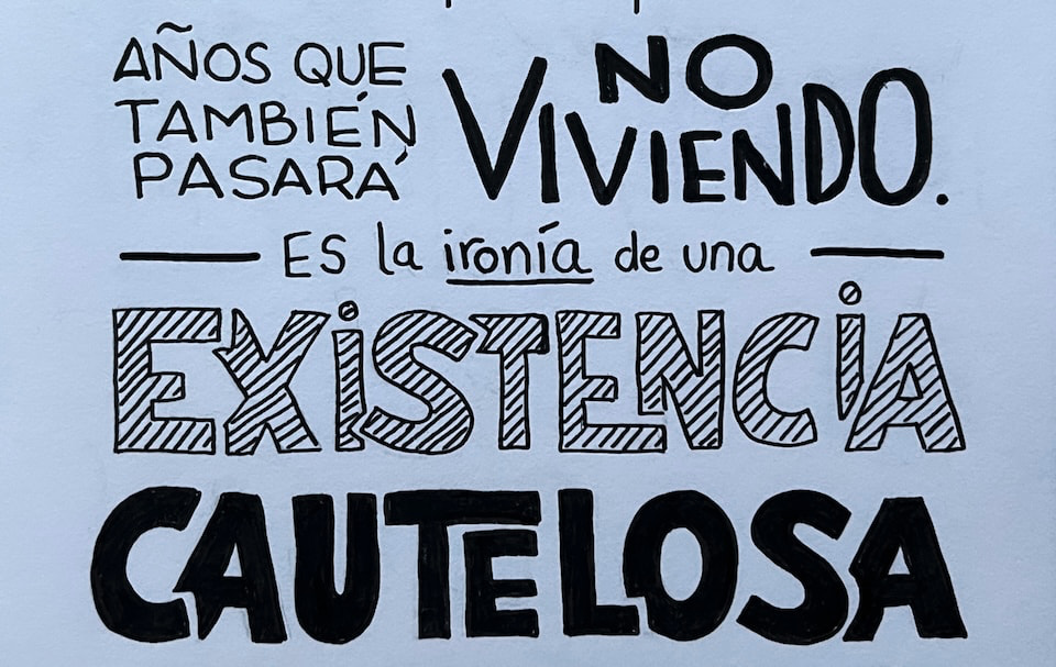 Foto montaje de la cita escrita manuscrita con la frase de la capitana Cuervo como miniatura del post completo