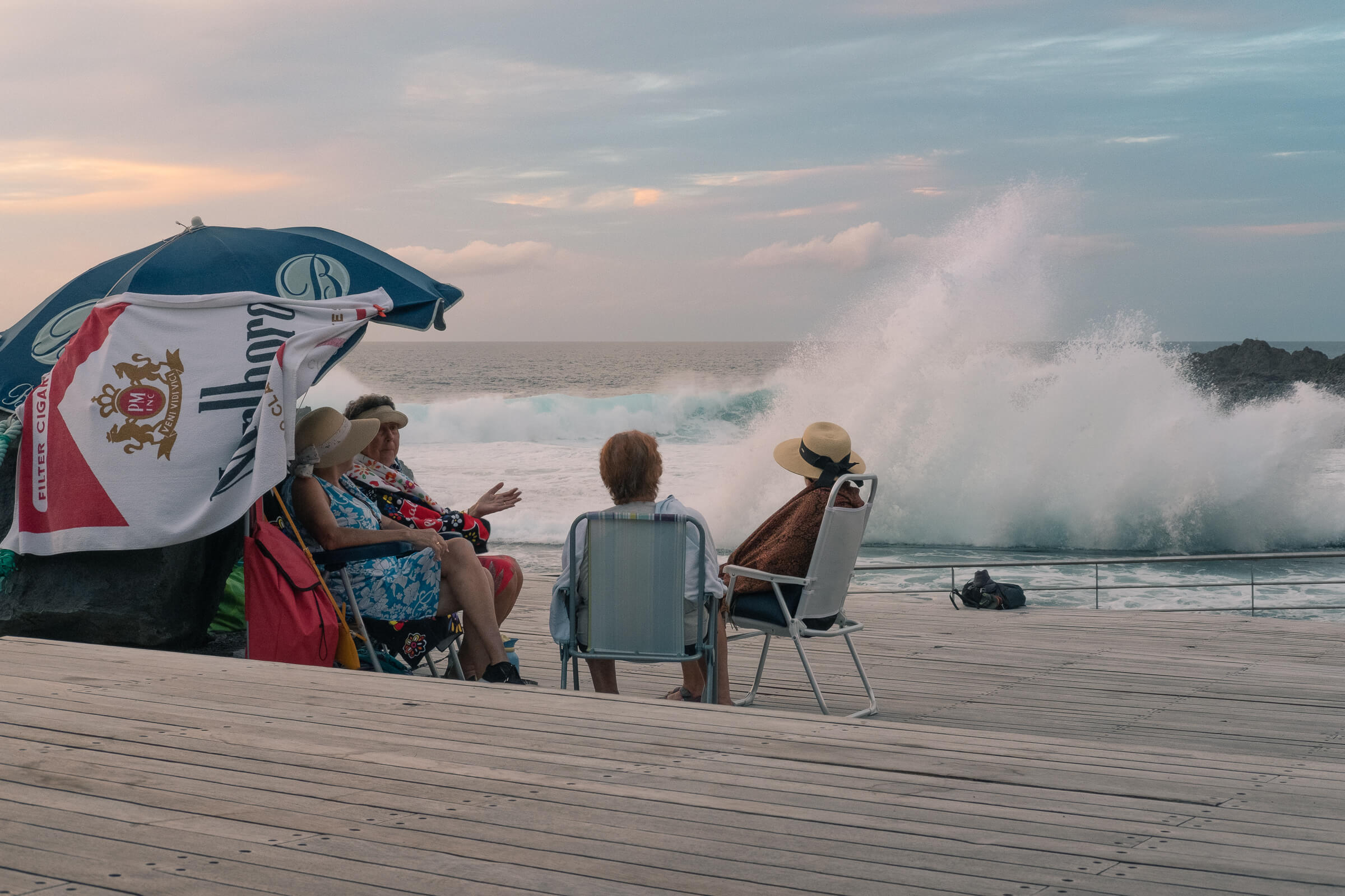 Foto del oleaje del Atlántico
