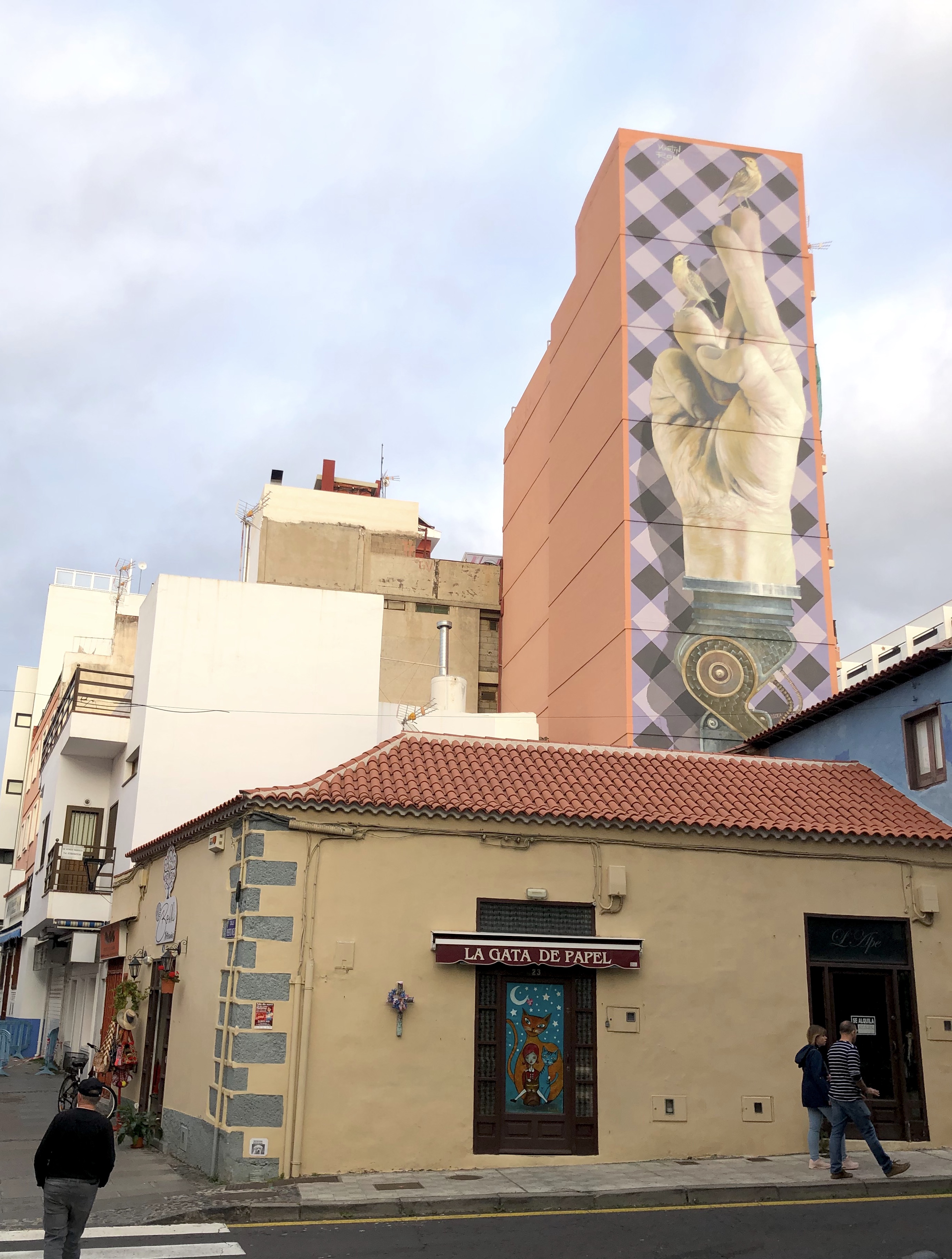 Foto del mural Hay canarios y canarios