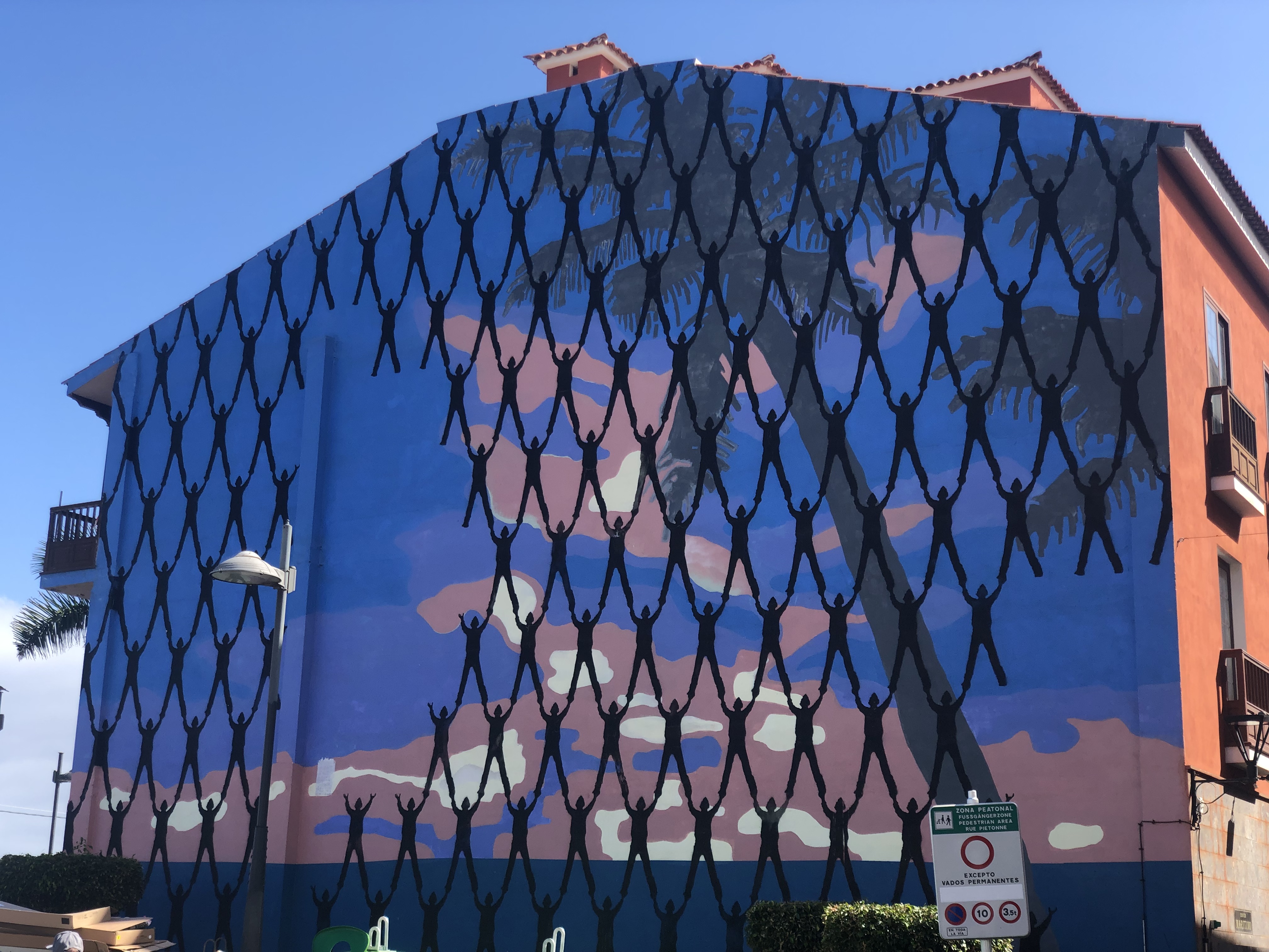 Foto del mural La frontera del paraíso