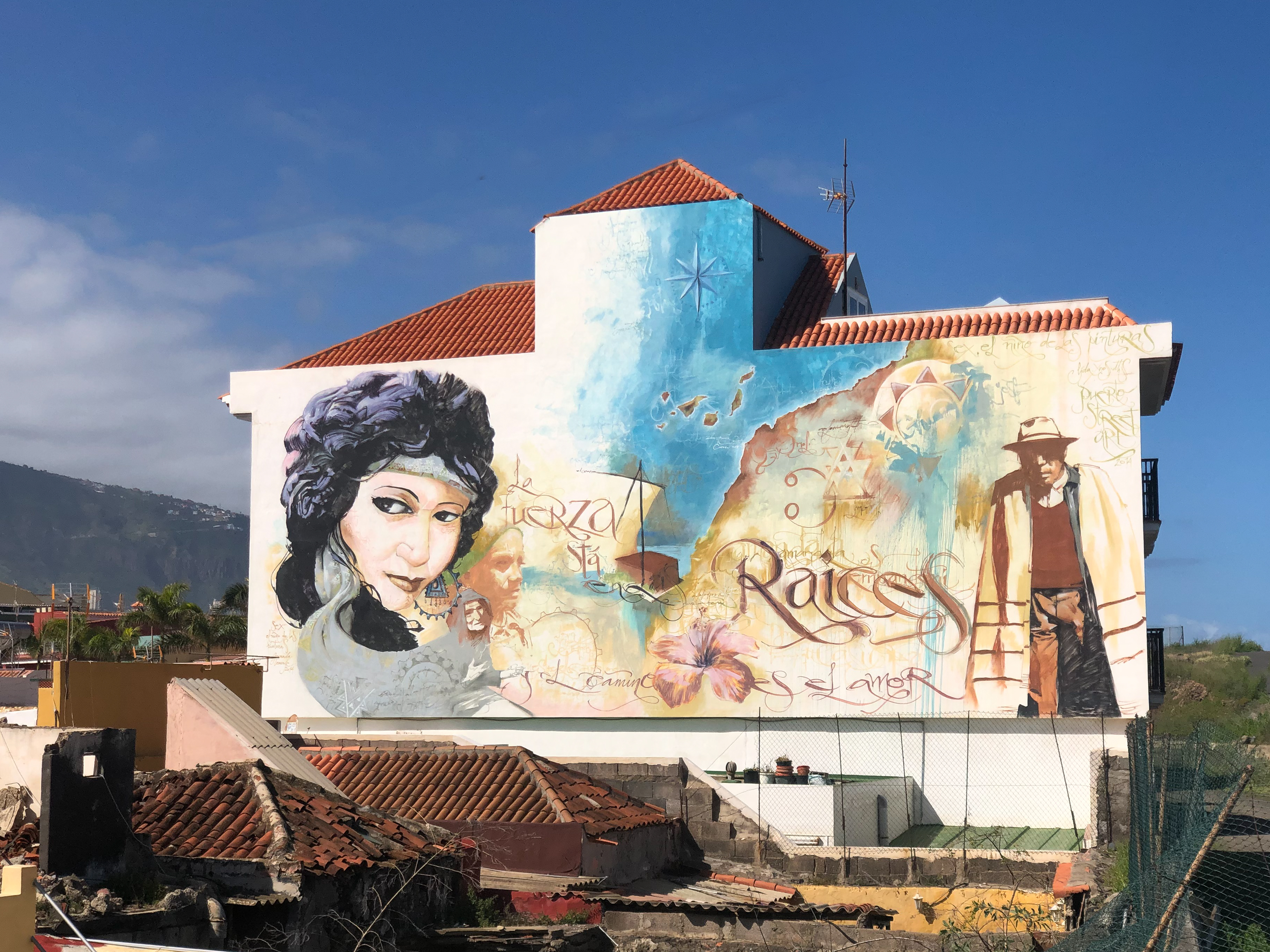 Foto del mural La Fuerza de las Raíces